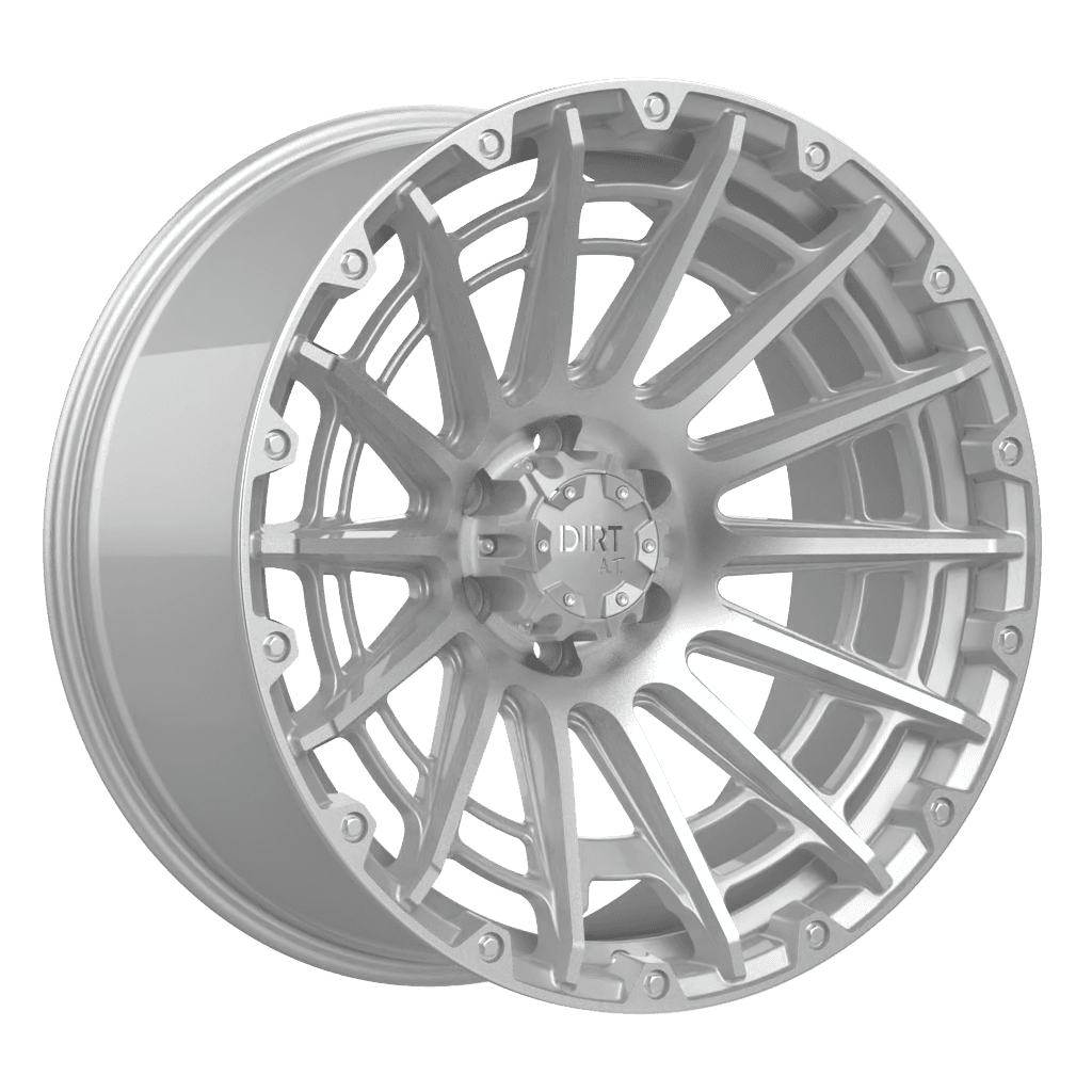 DIRT A.T D56 Silver Machined face 9,5x22 6x139,7 ET20 CB106,1